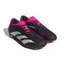 Adidas Predator Accuracy.3 Low FG Firm Ground Soccer Cleats Black/White/Pink - Size 13