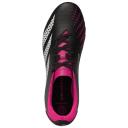 Adidas Predator Accuracy.3 Low FG Firm Ground Soccer Cleats Black/White/Pink - Size 4.5