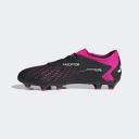 Adidas Predator Accuracy.3 Low FG Firm Ground Soccer Cleats Black/White/Pink - Size 4.5