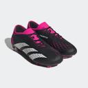 Adidas Predator Accuracy.3 Low FG Firm Ground Soccer Cleats Black/White/Pink - Size 7