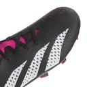 Adidas Predator Accuracy.3 Low FG Firm Ground Soccer Cleats Black/White/Pink - Size 7