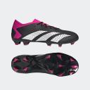 Adidas Predator Accuracy.3 Low FG Firm Ground Soccer Cleats Black/White/Pink - Size 7