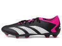 Adidas Predator Accuracy.3 Low FG Firm Ground Soccer Cleats Black/White/Pink - Size 7