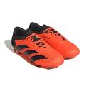 Adidas Predator Accuracy.3 Low Firm Ground Soccer Cleats - Unisex - Team Solar Orange / Core Black - 4