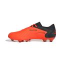 Adidas Predator Accuracy.3 Low Firm Ground Soccer Cleats - Unisex - Team Solar Orange / Core Black - 4