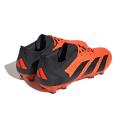 Adidas Predator Accuracy.3 Low Firm Ground Soccer Cleats - Unisex - Team Solar Orange / Core Black - 4