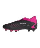 Adidas Predator Accuracy.3 Soft Ground Boots Black / White / Team Pink 2 7.5 - Unisex Football Sport Shoes
