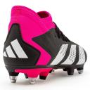 Adidas Predator Accuracy.3 Soft Ground Boots Black / White / Team Pink 2 7.5 - Unisex Football Sport Shoes