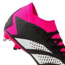 Adidas Predator Accuracy.3 Soft Ground Boots Black / White / Team Pink 2 7.5 - Unisex Football Sport Shoes