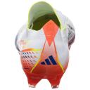 adidas-Predator Edge.1 Low Firm Ground Boots-Unisex-Cloud White / Solar Yellow / Power Blue-M 8.5 / W 9.5