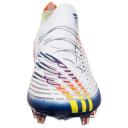 adidas-Predator Edge.1 Low Firm Ground Boots-Unisex-Cloud White / Solar Yellow / Power Blue-M 8.5 / W 9.5