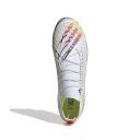 adidas-Predator Edge.1 Low Firm Ground Boots-Unisex-Cloud White / Solar Yellow / Power Blue-M 8.5 / W 9.5