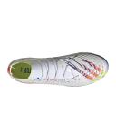 adidas-Predator Edge.1 Low Firm Ground Boots-Unisex-Cloud White / Solar Yellow / Power Blue-M 8.5 / W 9.5