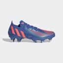 Adidas Predator Edge.1 Low Soft Ground Boots Blue / Turbo / Blue 13.5 - Unisex Football Sport Shoes