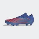 Adidas Predator Edge.1 Low Soft Ground Boots Blue / Turbo / Blue 13.5 - Unisex Football Sport Shoes