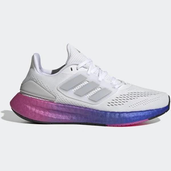 Adidas Pureboost 22 Cloud White/Grey Two/Lucid Blue HQ8576 Women's - Earn Everyday Rewards, AfterPay Available