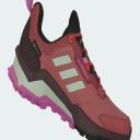 adidas-Terrex AX4 GORE-TEX Hiking Shoes-Women-Wonder Red / Linen Green / Pulse Lilac-9