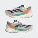 Adidas Unisex Adizero Adios Pro 3.0 Running Shoes White Tint/Core Black/Coral Fusion