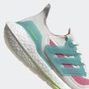 Adidas Women's Athletic Shoes Running Shoes - Color: Ivory/White/Green/Pink US Size 8.5 - AfterPay & zipPay Available