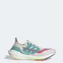 Adidas Women's Athletic Shoes Running Shoes - Color: Ivory/White/Green/Pink US Size 8.5 - AfterPay & zipPay Available