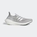Adidas Womens Ultraboost 21 Shoes - Size 10 - MGH Solid Grey / Silver Metallic / Light Solid Grey