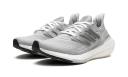 Adidas Womens Ultraboost 21 Shoes - Size 10 - MGH Solid Grey / Silver Metallic / Light Solid Grey