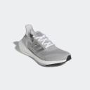 Adidas Womens Ultraboost 21 Shoes - Size 9.5 - MGH Solid Grey / Silver Metallic / Light Solid Grey