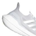 Adidas Womens Ultraboost 21 Shoes - Size 9.5 - MGH Solid Grey / Silver Metallic / Light Solid Grey