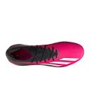 Adidas x Speedportal.1 Soft Ground Boots Team Pink 2 / White / Black 10 - Unisex Football Sport Shoes