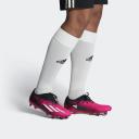 Adidas x Speedportal.1 Soft Ground Boots Team Pink 2 / White / Black 10 - Unisex Football Sport Shoes