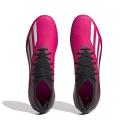 Adidas x Speedportal.1 Soft Ground Boots Team Pink 2 / White / Black 10 - Unisex Football Sport Shoes