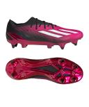 Adidas x Speedportal.1 Soft Ground Boots Team Pink 2 / White / Black 11.5 - Unisex Football Sport Shoes
