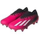 Adidas x Speedportal.1 Soft Ground Boots Team Pink 2 / White / Black 11.5 - Unisex Football Sport Shoes