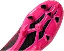 Adidas x Speedportal.3 Laceless FG Firm Ground Soccer Cleats Pink/Metallic/Black - Size 6