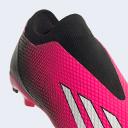 Adidas x Speedportal.3 Laceless FG Firm Ground Soccer Cleats Pink/Metallic/Black - Size 9