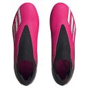 Adidas x Speedportal.3 Laceless Firm Ground Soccer Cleats - Unisex - Team Pink 2 / Zero Metalic / Core Black - 12.5