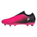 Adidas x Speedportal.3 Laceless Firm Ground Soccer Cleats - Unisex - Team Pink 2 / Zero Metalic / Core Black - 12.5