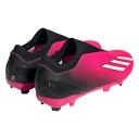 Adidas x Speedportal.3 Laceless Firm Ground Soccer Cleats - Unisex - Team Pink 2 / Zero Metalic / Core Black - 12.5