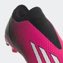 Adidas x Speedportal.3 Laceless Firm Ground Soccer Cleats - Unisex - Team Pink 2 / Zero Metalic / Core Black - 12.5