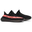 adidas Yeezy Boost 350 V2 Core Black Red Marathon Running Shoes/Sneakers BY9612 (US 10½)