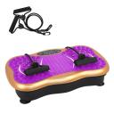 Advwin Vibration Machine Whole Body Workout Vibration Plate Exercise Machine Home Gym Fitness Equipment - Purple & Gold