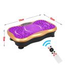 Advwin Vibration Machine Whole Body Workout Vibration Plate Exercise Machine Home Gym Fitness Equipment - Purple & Gold