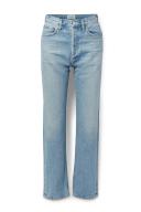 AGOLDE '90s Pinch Waist High-Rise Straight-Leg Organic Jeans - Women - Light Denim Jeans - XXL