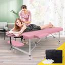 ALFORDSON Massage Table 2 Fold 55cm Portable & Foldable (Black) - AfterPay & zipPay Available