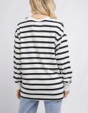 All about Eve - Womens T-shirts - Clifford L/S Stripe Tee Black
