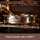 All-Clad 6203 SS Copper Core 5-Ply Bonded Dishwasher Safe Saucepan With Lid/Cookware, 3-Quart, Silver