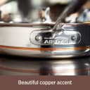 All-Clad 6203 SS Copper Core 5-Ply Bonded Dishwasher Safe Saucepan With Lid/Cookware, 3-Quart, Silver