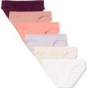 Amazon Essentials Womens WAE90087FL18 Cotton Stretch Bikini Panty, 10-Pack Bikini Style Underwear