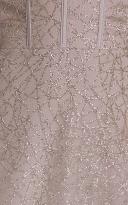 Amielita Corset Bodice Glitter Tulle Maxi Dress in Blush - Showpo Ball Gown Dresses | European Summer Outfit