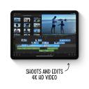 Apple iPad Air (10.9-inch, Wi-Fi + Cellular, 64GB) - Sky Blue (Latest Model, 4th Generation) (Renewed)